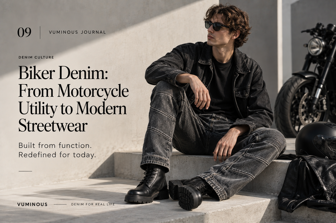 Biker Denim: From Motorcycle Utility to Modern Streetwear