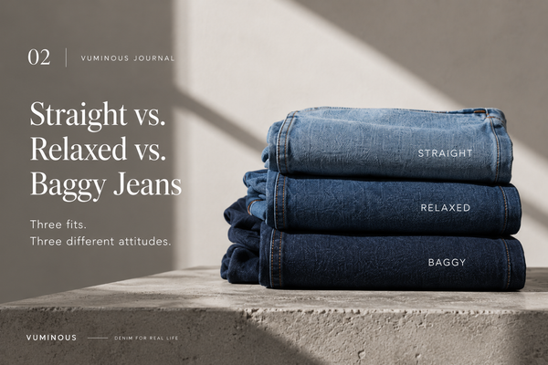 Straight vs. Relaxed vs. Baggy Jeans