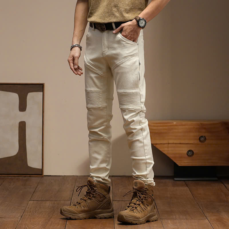 Street men slim jeans