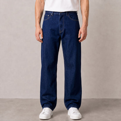 Men's Dark Indigo Relaxed Fit Jeans