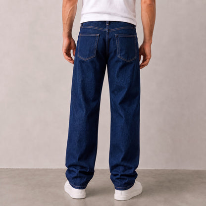 Men's Dark Indigo Relaxed Fit Jeans