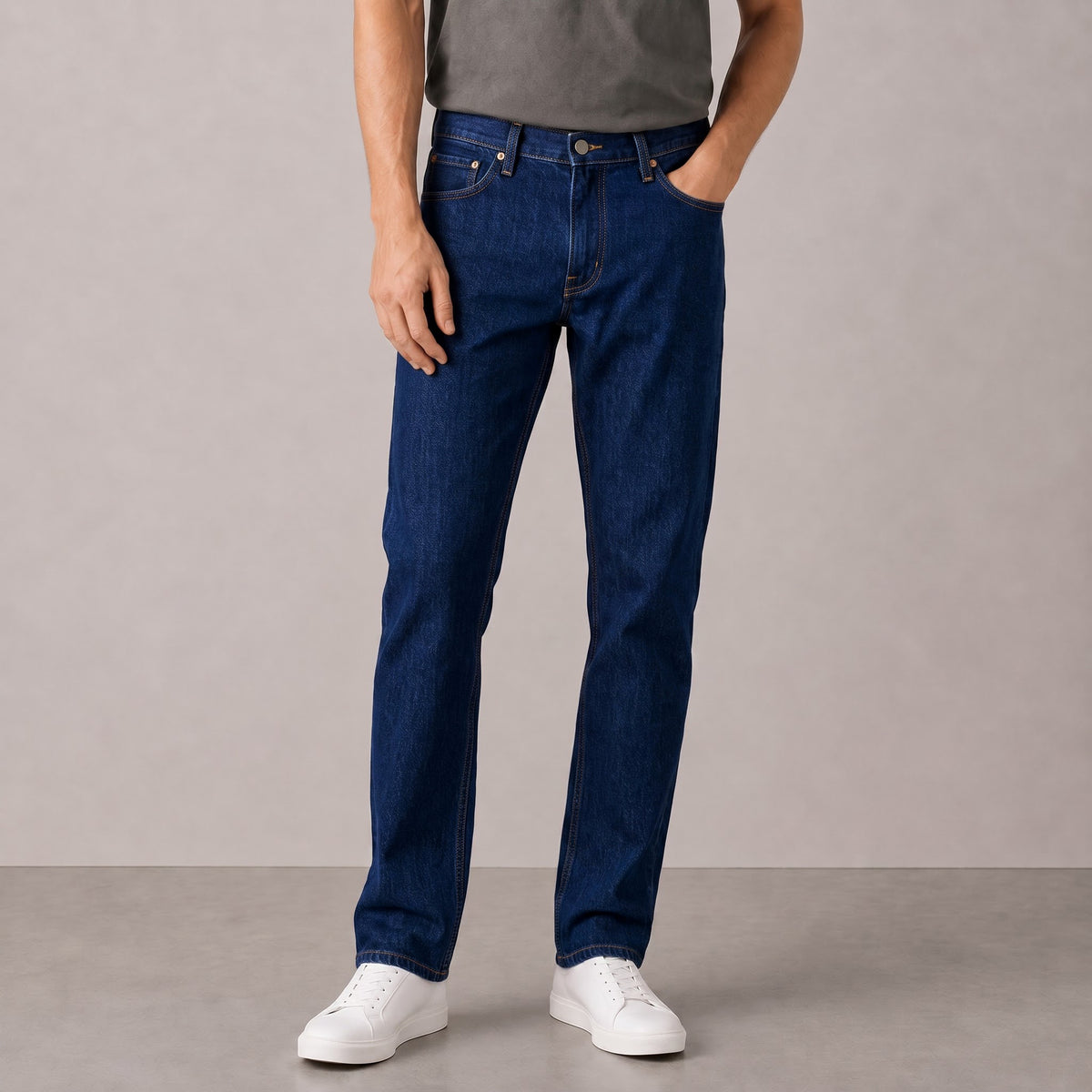Men's Dark Indigo Slim Fit Jeans