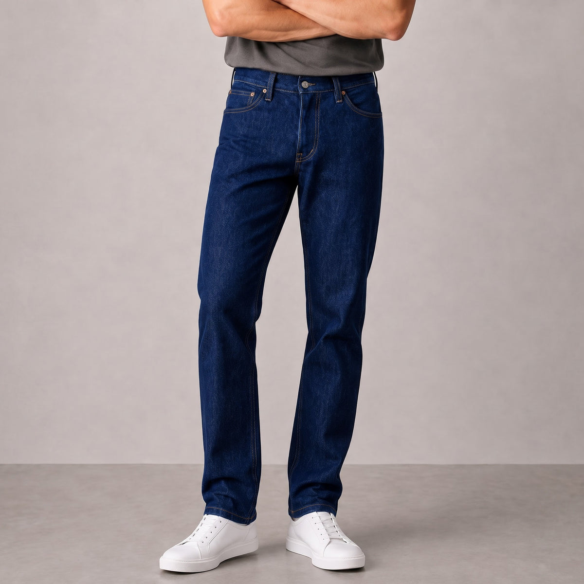 Men's Dark Indigo Slim Fit Jeans
