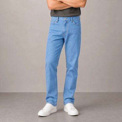 Men's Light Blue Slim Fit Jeans