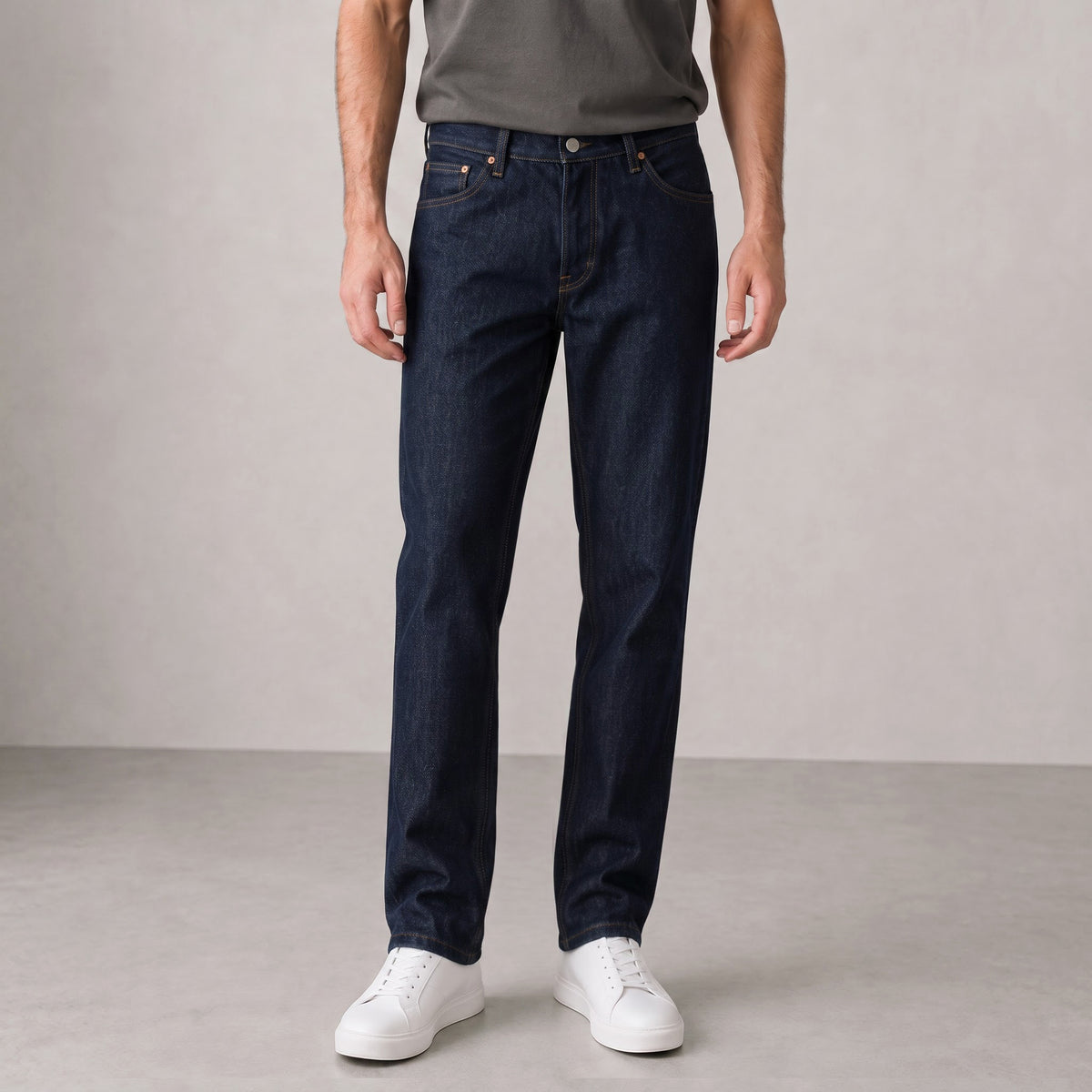 Men's Deep Indigo Slim Fit Jeans