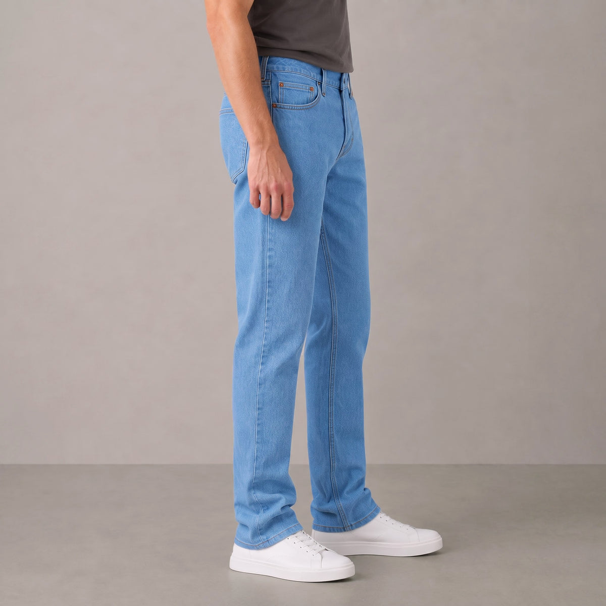 Men's Light Blue Slim Fit Jeans