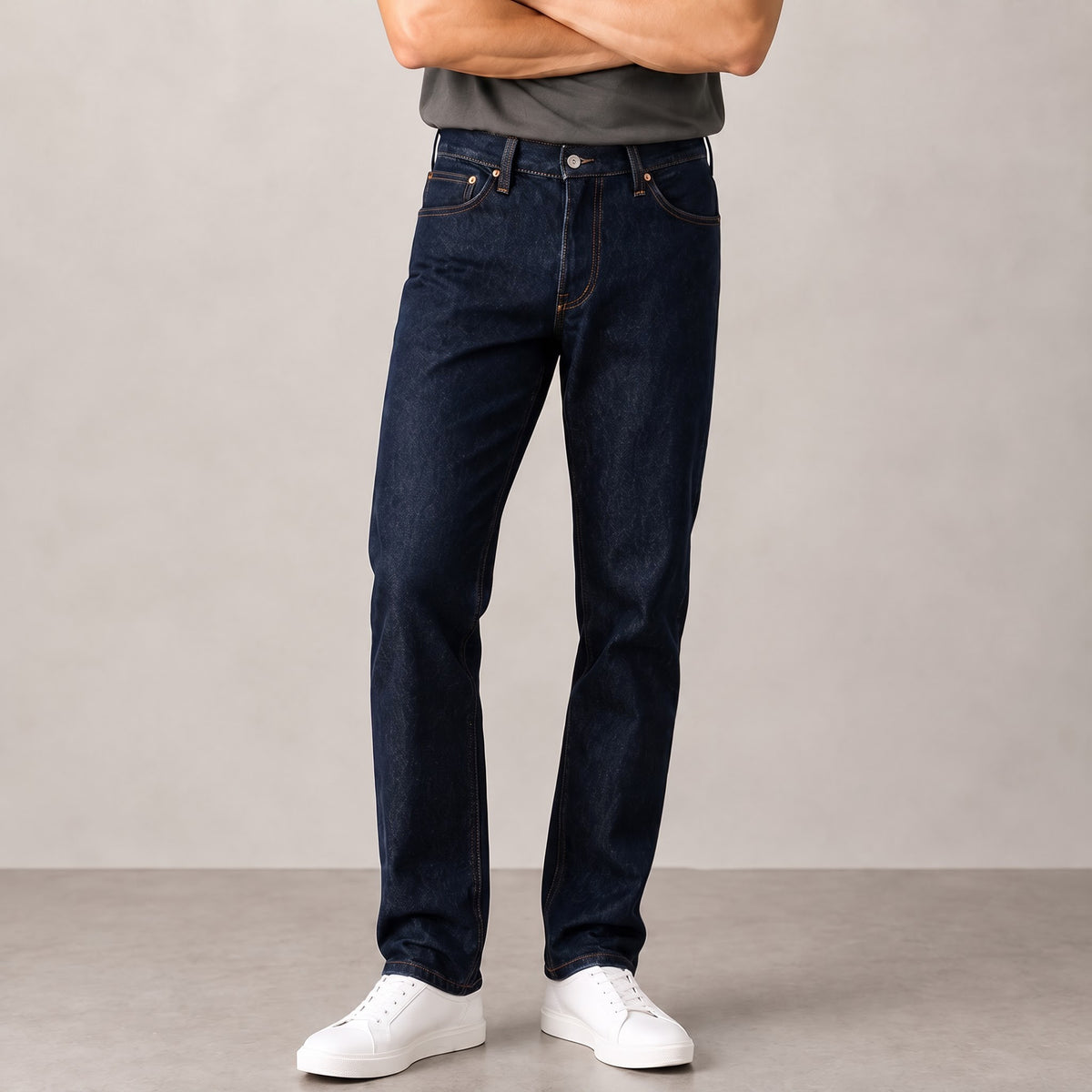 Men's Deep Indigo Slim Fit Jeans