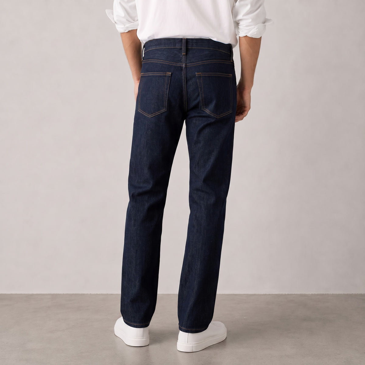 Men's Dark Indigo Straight Fit Jeans
