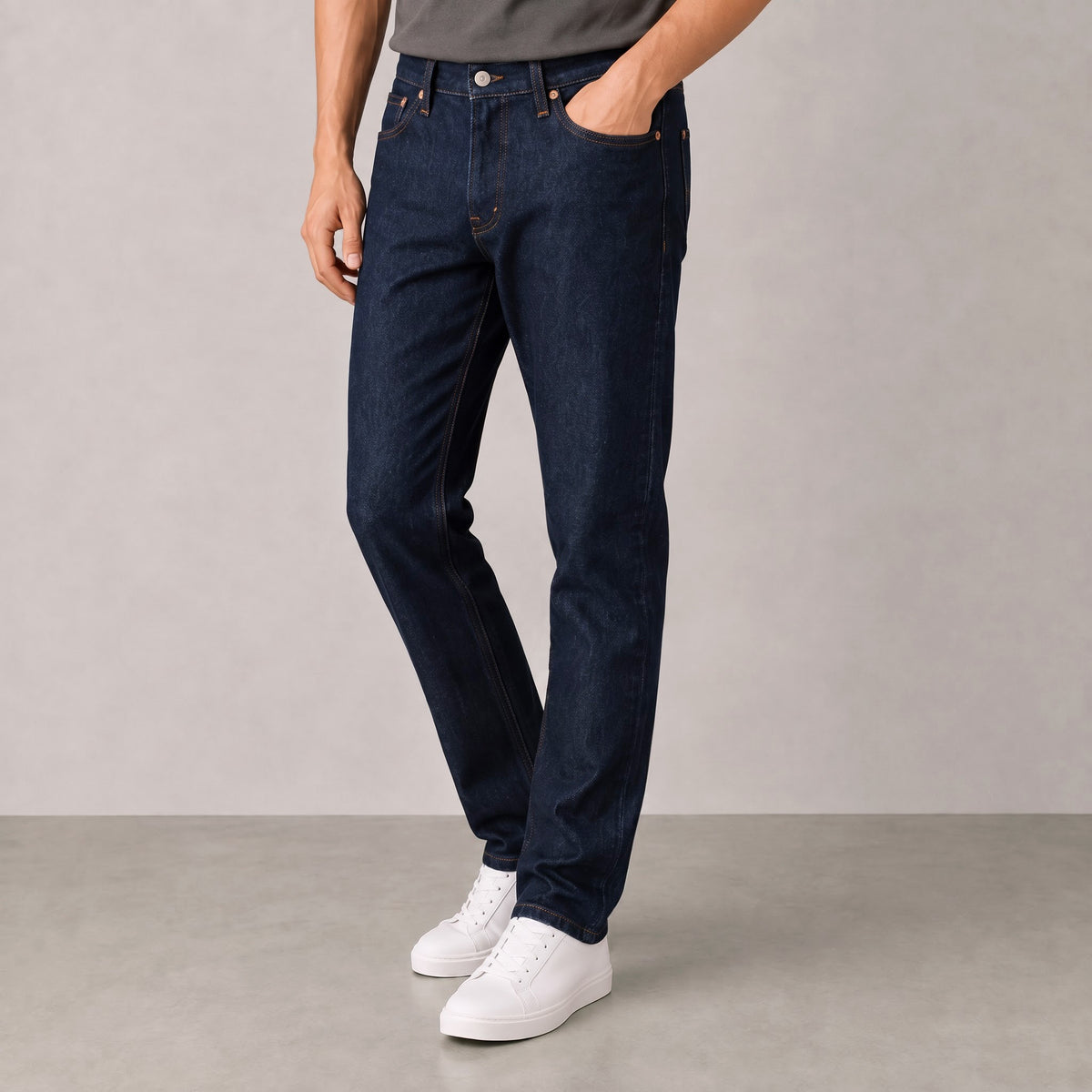Men's Deep Indigo Slim Fit Jeans