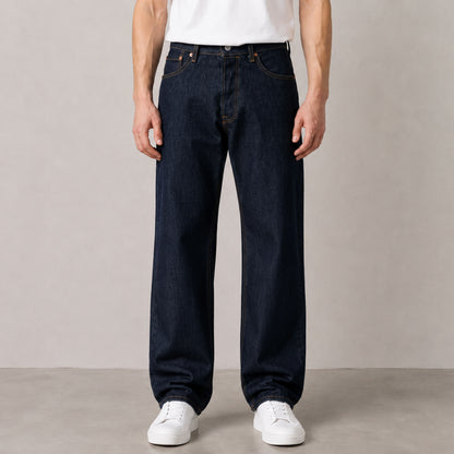 Men's Deep Indigo Relaxed Fit Jeans