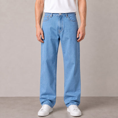 Men's Light Blue Relaxed Fit Jean